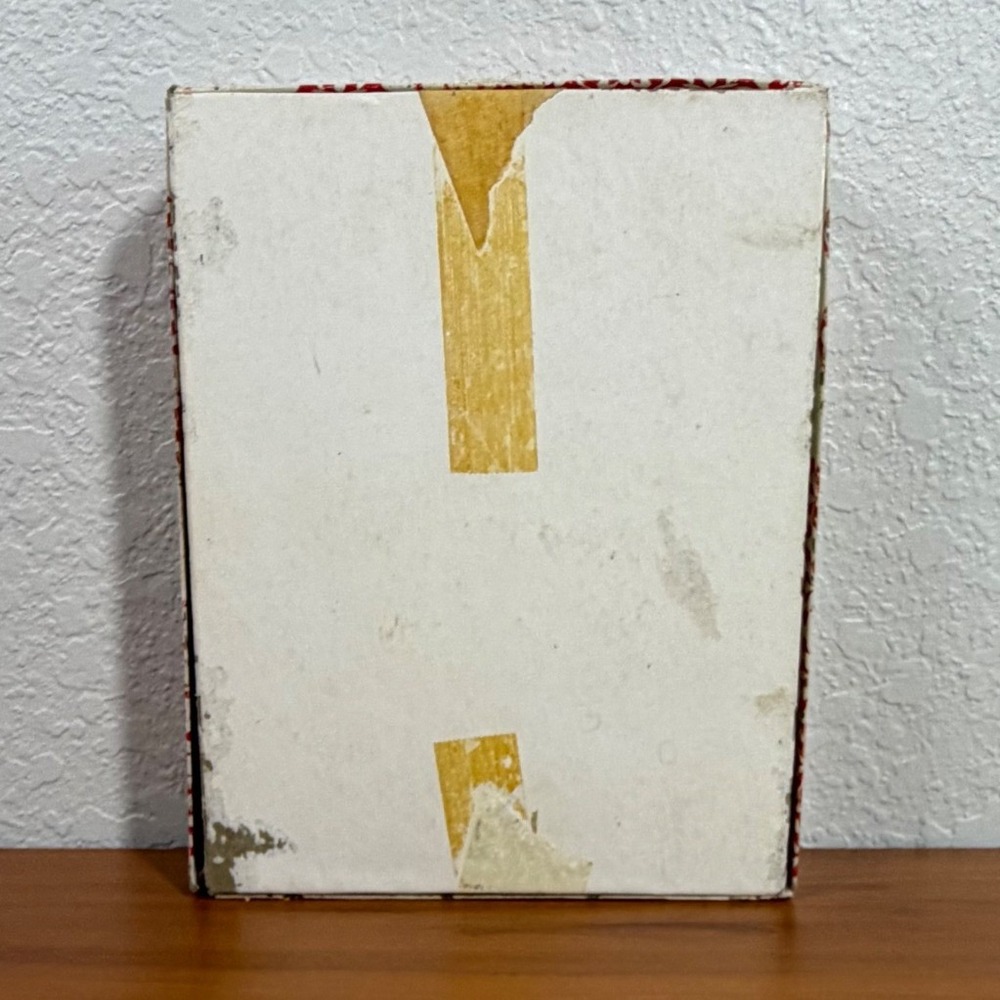 Vintage 1973 Marshall Field & Company Holiday Gift Box Red Snowflake Winter Scen - Picture 9 of 9
